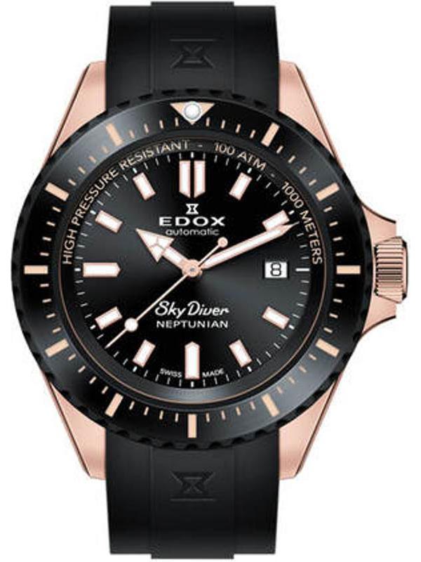 Edox 80120 37RNNCA NIR Skydiver Neptunian